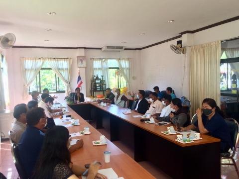 ประชุมเพื่อเตรียมจัดงานเจริญพระพุทธมนต์เพื่อความเป็นสิริมงคลให้กับแผ่นดินและปวงชนชาวไทยทุกหมู่เหล่าในโอกาสวันชาติ  และวันพ่อแห่งชาติ  5  ธันวาคม  2563